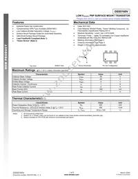 DSS5160V-7 Datasheet Cover