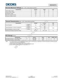DSS5220TQ-7 Datasheet Page 2