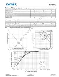 DSS5240Y-7 Datasheet Page 2