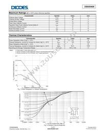 DSS5540X-13 Datasheet Page 2