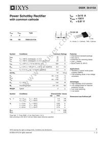 DSSK20-015A Datasheet Cover