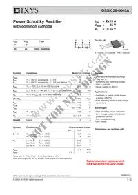 DSSK28-0045A Datasheet Cover