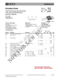 DSSK28-01A Datasheet Cover