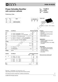 DSSK50-0025B Datasheet Cover