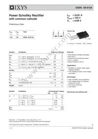 DSSK50-015A Datasheet Cover