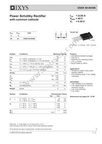 DSSK60-0045B Datasheet Cover