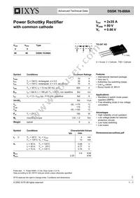 DSSK70-008A Datasheet Cover