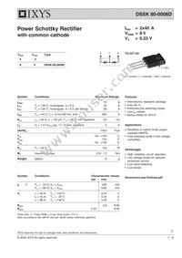 DSSK80-0008D Datasheet Cover
