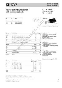 DSSK80-003B Datasheet Cover