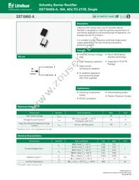 DST1045S Datasheet Cover