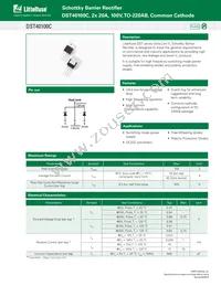 DST40100C Datasheet Cover