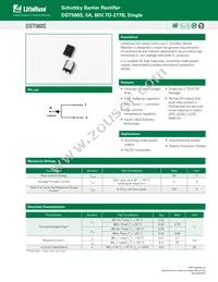 DST560S Datasheet Cover