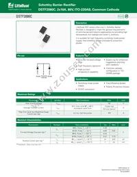 DSTF2080C Datasheet Cover