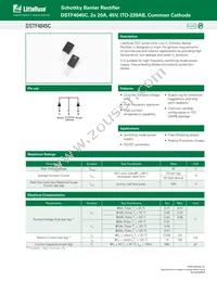 DSTF4045C Datasheet Cover