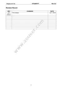 DT028BTFT Datasheet Page 2