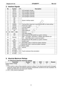 DT028BTFT Datasheet Page 6