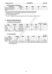 DT028BTFT Datasheet Page 7
