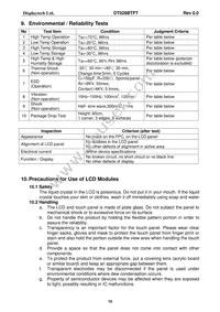 DT028BTFT Datasheet Page 11