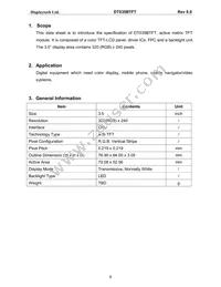 DT035BTFT Datasheet Page 4