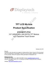 DT035BTFT-PTS1 Datasheet Cover