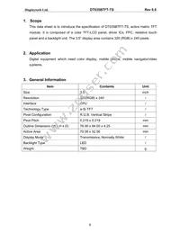 DT035BTFT-TS Datasheet Page 4