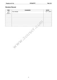 DT050TFT Datasheet Page 2