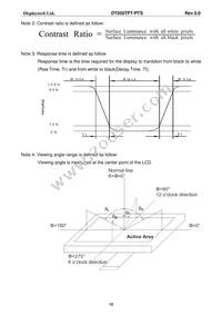 DT050TFT-PTS Datasheet Page 13