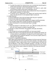 DT050TFT-PTS Datasheet Page 16