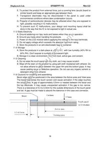 DT050TFT-TS Datasheet Page 16