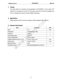 DT070BTFT Datasheet Page 4