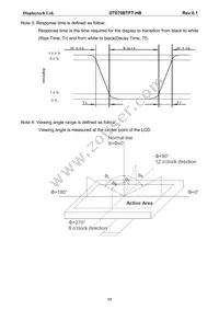 DT070BTFT-HB Datasheet Page 12