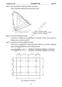 DT070BTFT-HB Datasheet Page 13