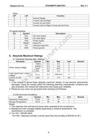 DT070BTFT-HB-PTS1 Datasheet Page 7