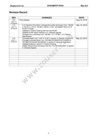 DT070BTFT-PTS1 Datasheet Page 2
