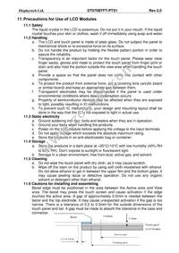 DT070BTFT-PTS1 Datasheet Page 15