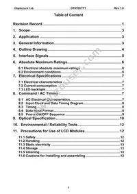 DT070CTFT Datasheet Page 3