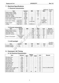 DT070CTFT Datasheet Page 8