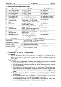 DT070CTFT Datasheet Page 13