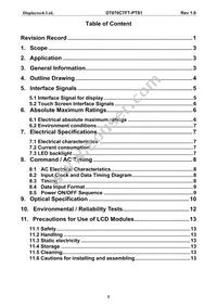 DT070CTFT-PTS Datasheet Page 3