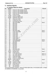 DT070CTFT-PTS Datasheet Page 6