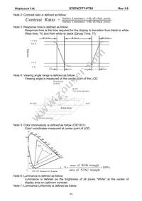 DT070CTFT-PTS Datasheet Page 12