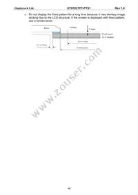 DT070CTFT-PTS Datasheet Page 15