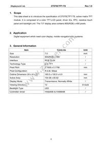 DT070CTFT-TS Datasheet Page 4