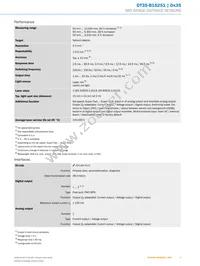 DT35-B15251 Datasheet Page 3