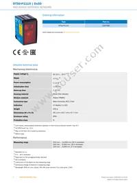 DT50-P1114 Datasheet Page 2