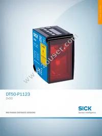 DT50-P1123 Datasheet Cover