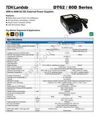 DT62PW480D Datasheet Cover