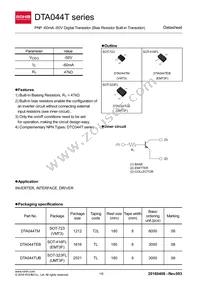 DTA044TMT2L Datasheet Cover