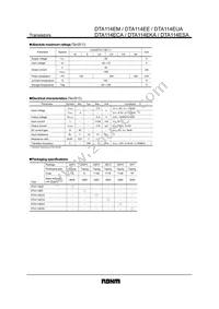 DTA114ECAT116 Datasheet Page 2