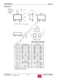 DTA143XMFHAT2L Datasheet Page 5